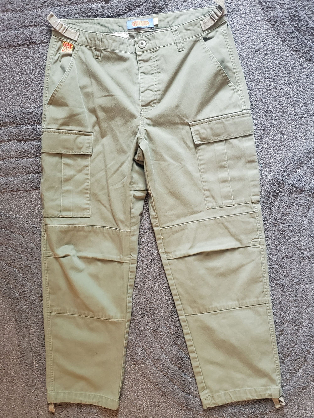 Empyre Relax Cargo Pants 30 Green Baggy Relaxed Skater Grunge y2k